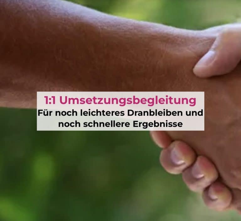 1:1 Umsetzungsbegleitung